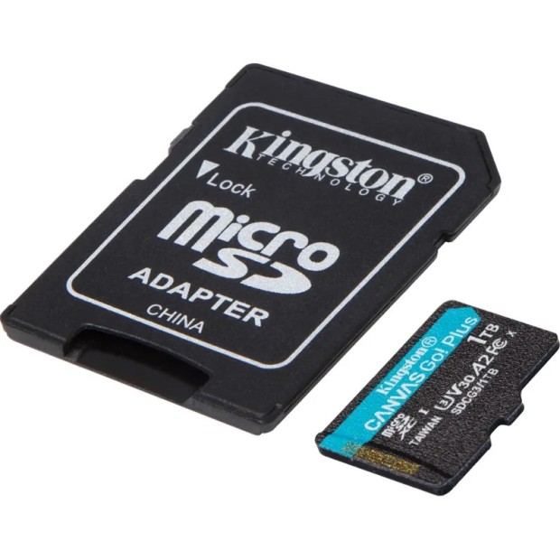 Карта пам'яті Kingston Canvas Go! Plus MicroSDXC 1TB (UHSI / U3) (Class 10) (A2) + SD-адаптер
